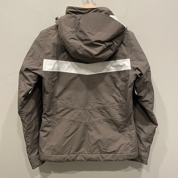 The North Face Women’s Hooded Hyvent Jacket Brown White - Size: Small - Picture 2 of 15